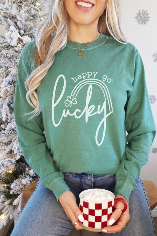 Happy Go Lucky St Patrick's Day Long Sleeve