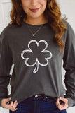 Shamrock St Patrick's Day Clover Long Sleeve Shirt