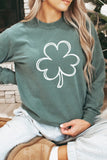 Shamrock St Patrick's Day Clover Long Sleeve Shirt