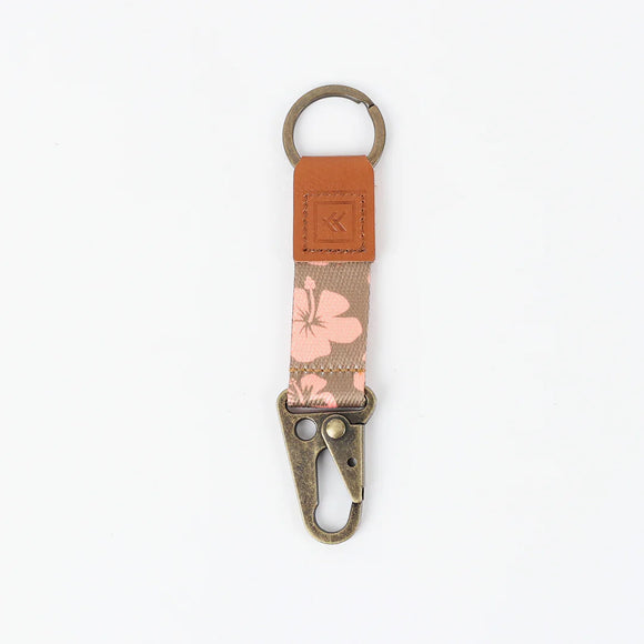 HAWAIIAN FLORAL Keychain Clip by Thread