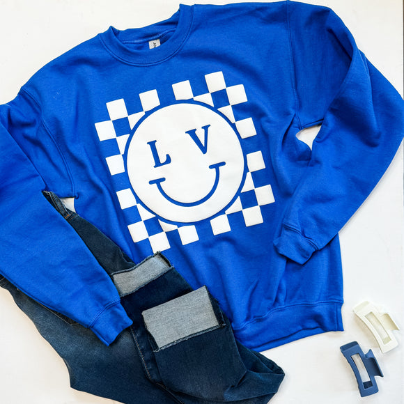 LV Checkered Crewneck 3 Colors