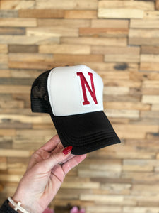 Red "N" Trucker Hat