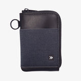 Black Zipper Wallet by Thread